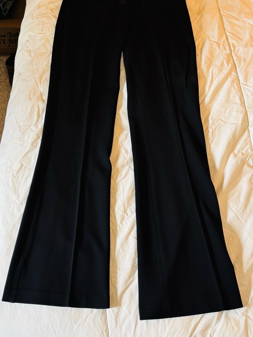 Michel USA Black Dress Pants - Classic Straight Leg - Picture 7 of 14